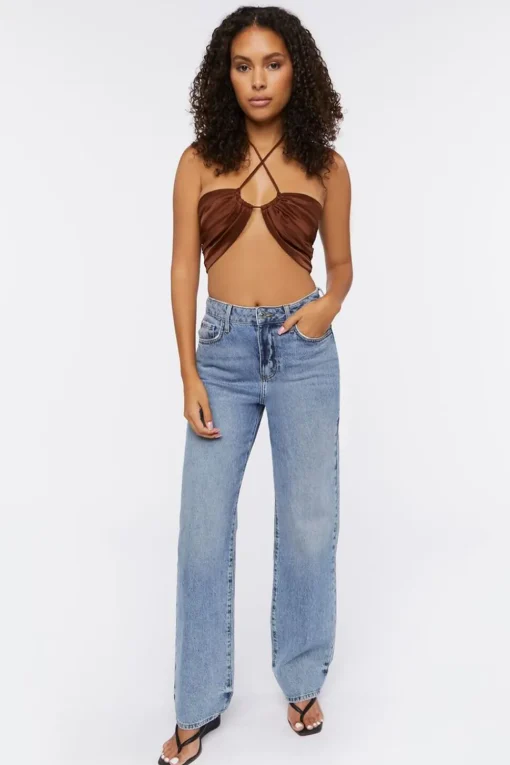 Crisscross Halter Bralette