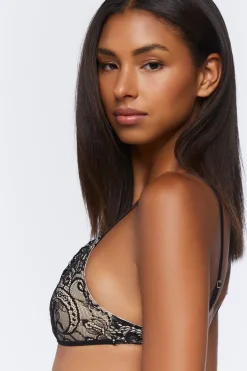 Crisscross Lace Bra