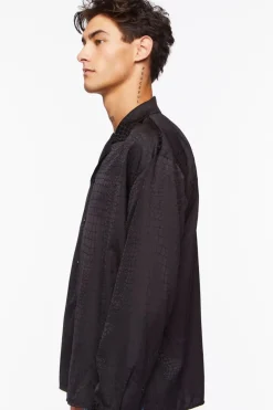Croc Print Long-Sleeve Shirt