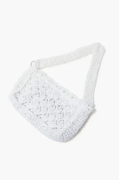 Crochet Baguette Shoulder Bag