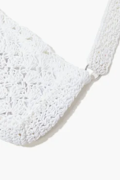 Crochet Baguette Shoulder Bag