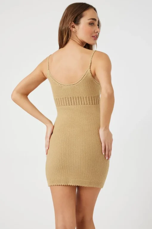 Crochet Cami Mini Dress