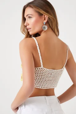 Crochet Daisy Cropped Cami