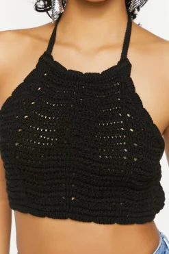Crochet Halter Crop Top