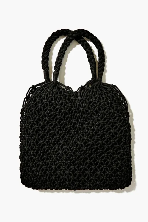 Crochet Knit Tote Bag