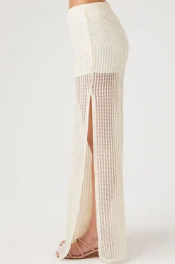 Crochet Slit Pants