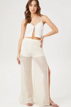Crochet Slit Pants