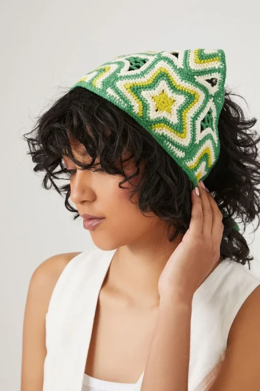 Crochet Star Bandana Headband