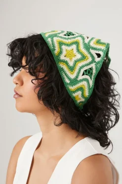 Crochet Star Bandana Headband
