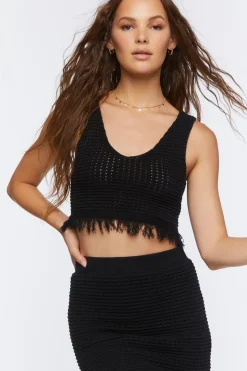Crochet Tank Top & Skirt Set