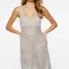 Crochet Y-Back Mini Dress
