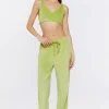 Crop Top & Drawstring Pants Set