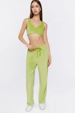 Crop Top & Drawstring Pants Set