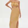 Crop Top & Maxi Skirt Set
