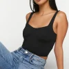 Cropped Bustier Top