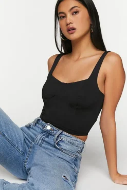 Cropped Bustier Top