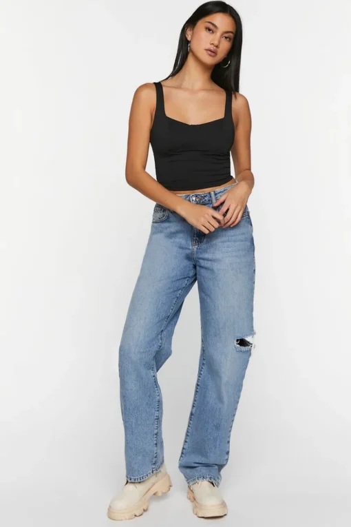 Cropped Bustier Top