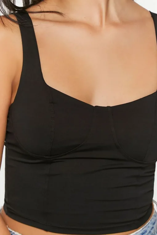 Cropped Bustier Top
