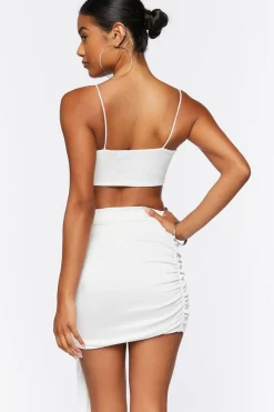 Cropped Cami & Mini Skirt Set