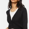 Cropped Cardigan Sweater