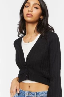 Cropped Cardigan Sweater