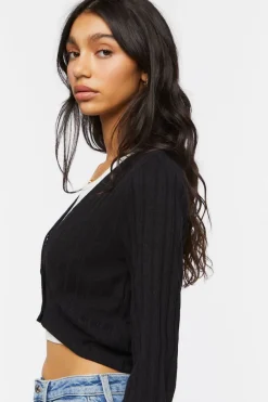 Cropped Cardigan Sweater