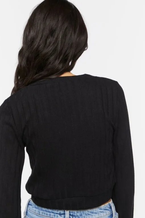 Cropped Cardigan Sweater