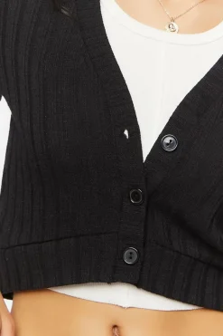 Cropped Cardigan Sweater