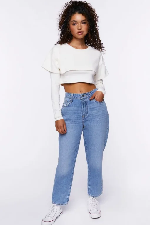Cropped Combo Tee