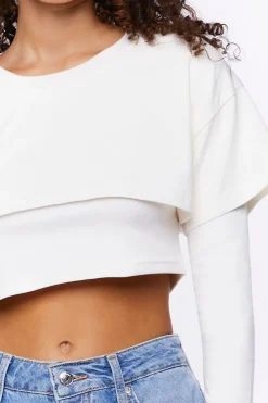 Cropped Combo Tee