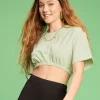 Cropped Crew Tee