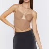 Cropped Cutout Bustier Cami