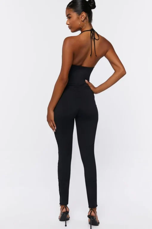 Cropped Halter Top & Pants Set