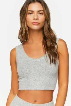 Cropped Pajama Tank Top