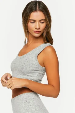 Cropped Pajama Tank Top