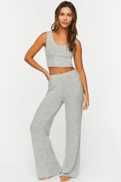 Cropped Pajama Tank Top