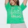 Cropped Pink Floyd Graphic Tee