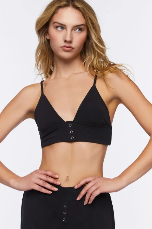 Cropped Rib-Knit Cami