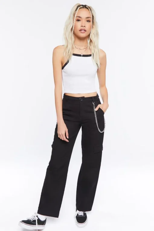Cropped Ringer Cami