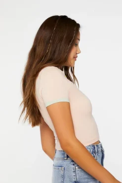 Cropped Ringer Tee