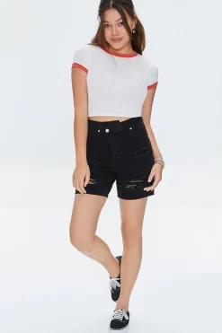 Cropped Ringer Tee