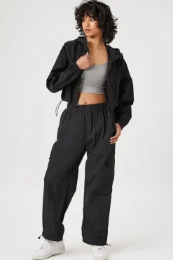Cropped Windbreaker Jacket
