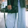Crosshatch Quilted Crossbody Bag