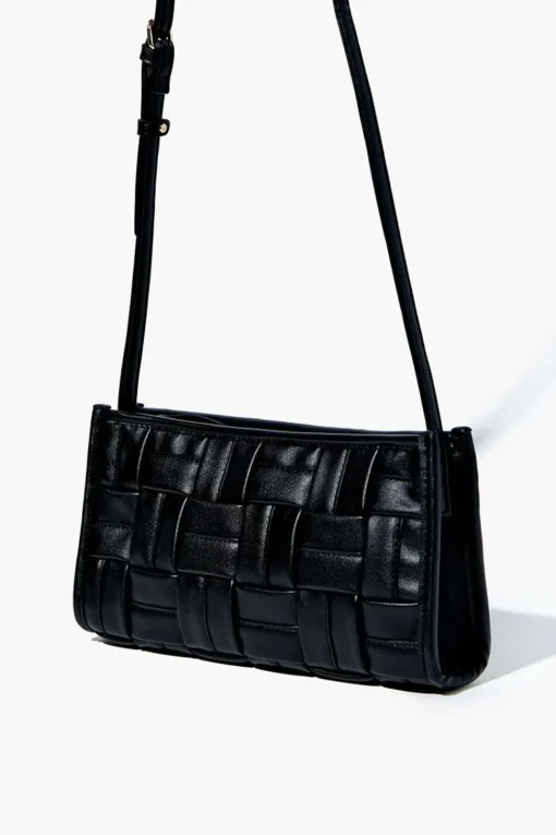 Crosshatch Quilted Crossbody Bag