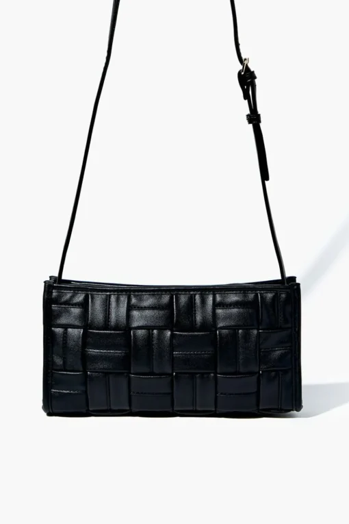 Crosshatch Quilted Crossbody Bag