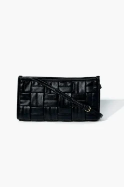 Crosshatch Quilted Crossbody Bag
