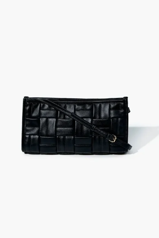 Crosshatch Quilted Crossbody Bag
