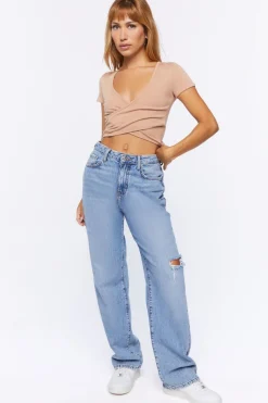 Crossover Cropped Tee