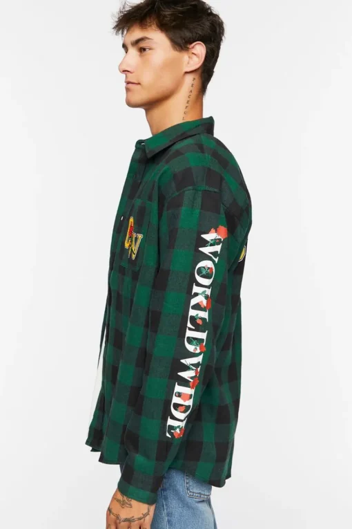 Culture Graphic Plaid Shirt