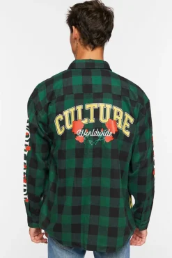 Culture Graphic Plaid Shirt